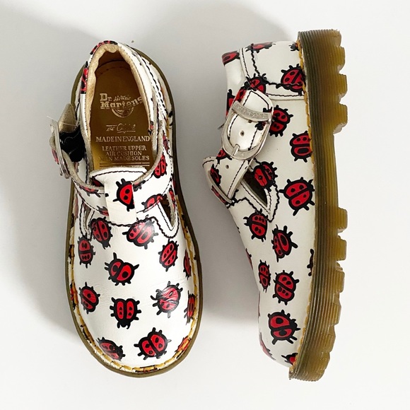 Dr. Martens Other - Dr. Martens Kids Ladybug Mary Jane Made In England